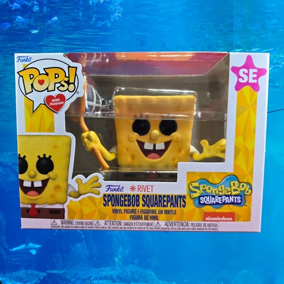 Funko Other -  Spongebob Squarepants Funko #9 (Nib) With Pop Protector
